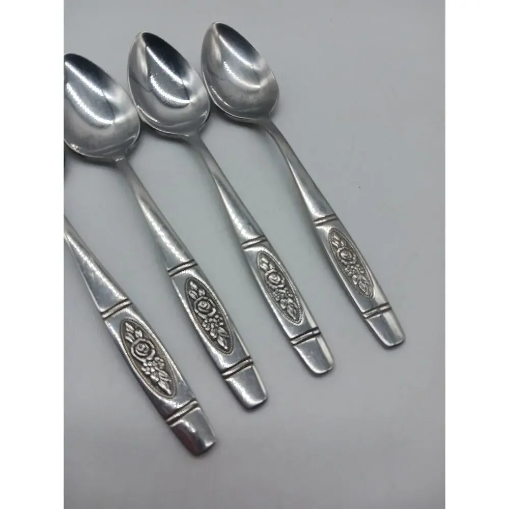 4 Vtg Oneida Rose Pendant 6